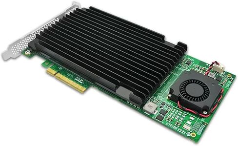 محول 4xM.2 NVMe SSD PCIe x8 مع محول PLX 8724 PCI Express 3.0 x8 إلى بطاقة محول 4 منافذ M.2 in Kuwait