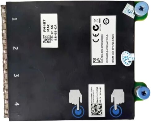 Server Network Card 0Fm487 5720 4 X Port 1Gbe 1000Base-T Pci Express 2.0 Ethernet Network Interface Card Used in Kuwait