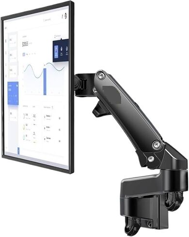 Computer Monitor Stand Screen Hanger wall Mount Universal Folding Monitoring Station Dispatch Telescopic Stand(Pillar Double Screen) in Kuwait