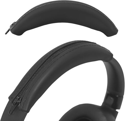 غطاء عصابة رأس من السيليكون من Adhiper لـ JBL Tune 700BT، 710BT، 720BT، 750BTNC، 760NC، 770NC، 670NC، 660NC ملحقات سماعات الرأس استبدال عصابة رأس من السيليكون الناعم مقاومة للعرق وقابلة للغسل - أسود in Kuwait
