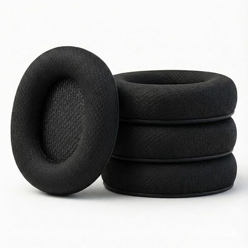 Replacement Ear Pads Compatible with SteelSeries Arctis Pro & Arctis Classic Model – Fit for Arctis 1/3/5/7/7+/7P/7P+/7X/7X+/9/9X/Prime (Not for Nova), High-Density Foam Ear Cushions, 2PCS Black in Kuwait