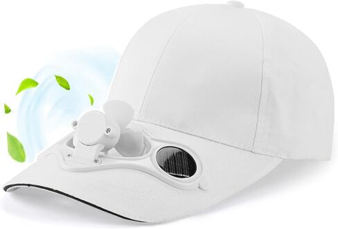 Solar Power Fan Cap Baseball Golf Hat Cool Your Face in Hot Sun Summer in Saudi Arabia