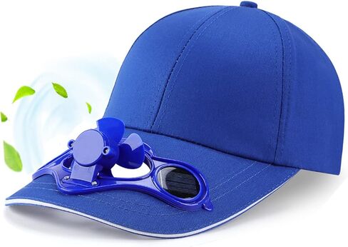 Solar Power Fan Cap Baseball Golf Hat Cool Your Face in Hot Sun Summer in Saudi Arabia