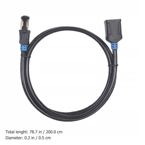 كابل تمديد إيثرنت NOLITOY Cat6 بطول 2 متر Rj45 ذكر إلى أنثى سلك تصحيح LAN محمي لاستخدام شبكة جيجابت في الإعدادات السكنية والمكتبية in Kuwait