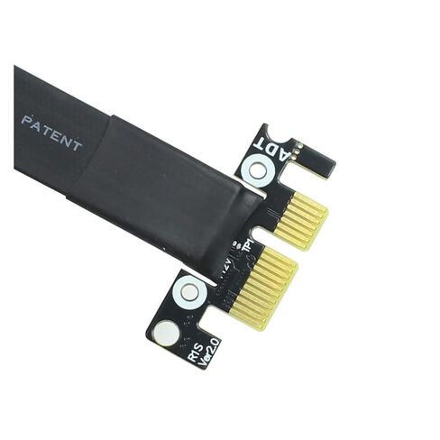 PCI Express PCIe Gen3.0 X1 X16 Riser بطاقة الرسومات الشريط تمديد كابل 25 سنتيمتر PCI-E 1x16x3.0 R11SF in Kuwait