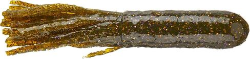 Big Bite Baits أنبوب جولة 3.5 بوصة/رقائق نحاسية أرجوانية على شكل يقطين أخضر (عبوة من 10 قطع) in Kuwait