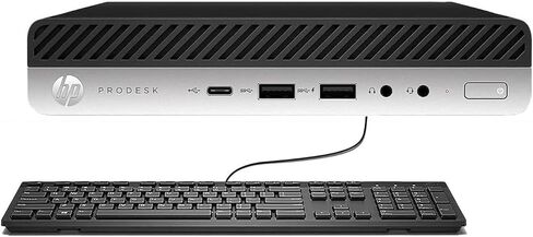 كمبيوتر مكتبي صغير HP ProDesk 600 G5، Intel Core i7-9700T، ذاكرة وصول عشوائي 8 جيجابايت، 256 جيجابايت SSD، ماوس، لوحة مفاتيح، واي فاي، BT، Windows 11 Pro (متجدد) in Kuwait