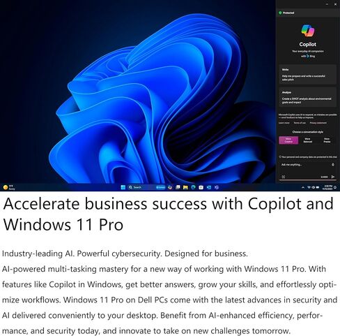 أجهزة الكمبيوتر المكتبية الصغيرة من Dell، Pro Micro Plus Al Copilot+ PC (الجيل التالي OptiPlex MFF)، Intel Ultra 7 255H، 16 جيجابايت DDR5، 512 جيجابايت PCIe SSD، 4 DisplayPort، WiFi 6، Bluetooth، Windows 11 Pro (متجدد) in Kuwait