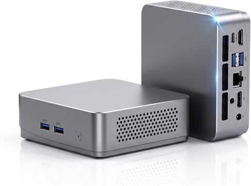 Mini PC 8GB RAM 256GB SSD, AMD Ryzen 3200U(Up to 3.5 GHz) Mini Computers, 4K Display/HDMI+Type-C+2 x USB3.0+RJ45/Wi-Fi 6/BT 5.2 for Home/Business Mini Desktop Computers in Kuwait