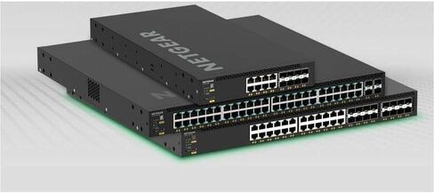 NETGEAR AV Line M4350-24F4V 28 Port Switch XSM4328FV | L3 Managed Stackable | 24x10G SFP+ | 8x25G SFP28 | Rack-Mountable | Cloud Care's 3 Year Warranty SupportPlus Included in Kuwait