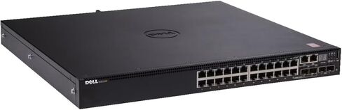 Dell Networking N3024P محول مُدار مزود بـ 24 منفذ PoE+ Gigabit Ethernet [بدون مجموعة قضبان] (متجدد) in Kuwait