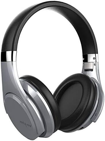 Wireless Bluetooth Headphones Stereo Deep Bass Noise Cancelling Earphone Foldable Adjustable Gaming Earphones with Mic for PC/Cell Phones/TV,Black in Kuwait