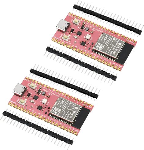 لوحة تطوير ESP32-S3 (N16R8)، ESP32-S3-WROOM-1 الرسمية، ENIG & Castelated، برنامج/تصحيح أخطاء USB-C فردي، فلاش 16 ميجابايت، 8 ميجابايت PSRAM، وحدة تحكم دقيقة لاسلكية لـ IoT AI in Kuwait