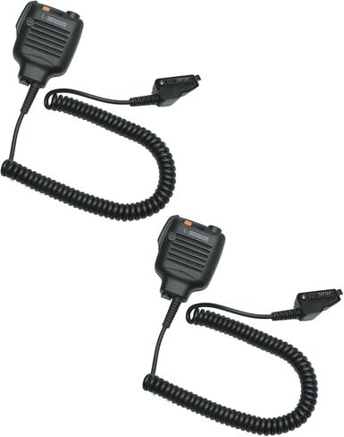 2 حزمة ميكروفون مكبر صوت متوافق مع أجهزة راديو كينوود NX-200 NX-210 NX-300 NX-3200 NX-3300 NX-3400 NX-410 NX-411 NX-5200 NX-5300 NX-5400 TK-2180 TK-3180 TK-5220 TK-5320 ميكروفون كتف TK-290 in Kuwait