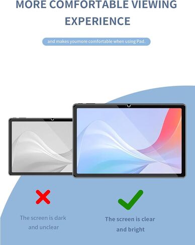 [2 Pack] Screen Protector for AGM Pad T2 11 Inch Tablet Tempered Glass Film, BOVUGAC Screen Protector Compatible with AGM Pad T2 2024 Tablet Anti-Scratch Sensitive Dropproof in Kuwait