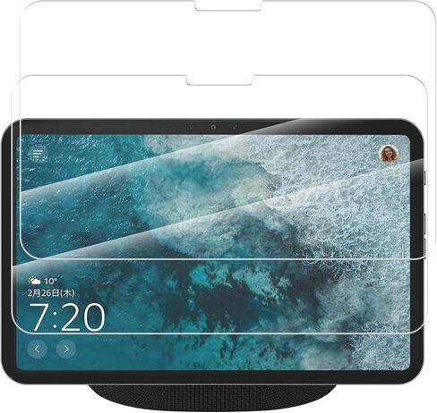 Screen Protector Compatible with Kindle Echo Show 8 Gen4 2025 8.7", 2 Pack Replacement Tempered Glass Film 9H Hardness, Anti-Fingerprint Films Anti-Glare in Kuwait