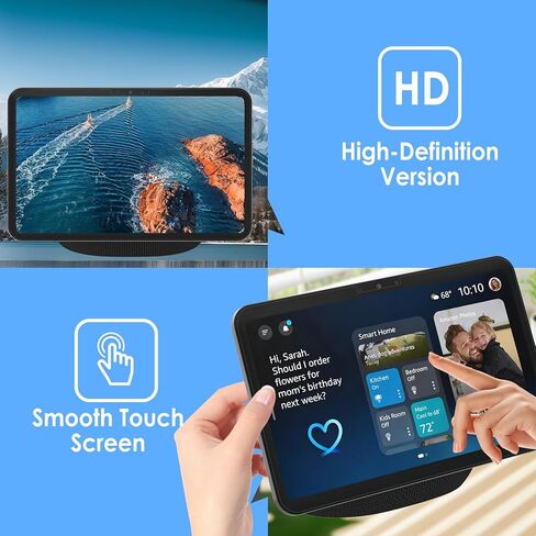 Screen Protector Compatible with Kindle Echo Show 8 Gen4 2025 8.7", 2 Pack Replacement Tempered Glass Film 9H Hardness, Anti-Fingerprint Films Anti-Glare in Kuwait