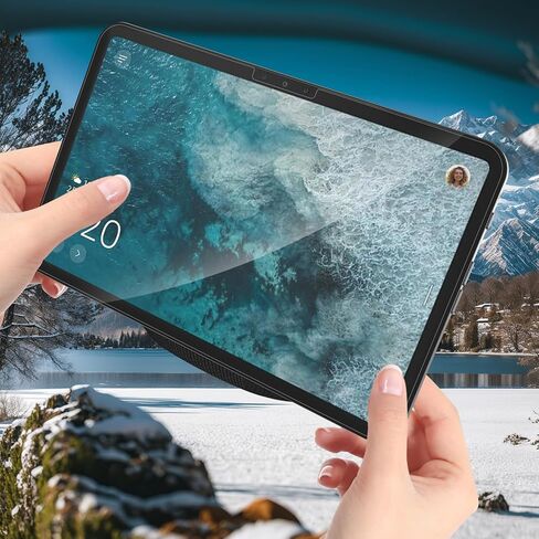 Screen Protector Compatible with Kindle Echo Show 8 Gen4 2025 8.7", 2 Pack Replacement Tempered Glass Film 9H Hardness, Anti-Fingerprint Films Anti-Glare in Kuwait