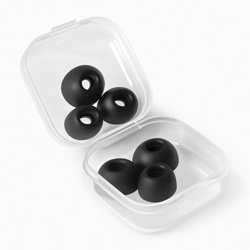 Geiomoo Silicone Ear Tips for Google Pixel Buds 2a, Replacement Eartips Earbuds Earpads (Black,L/M/S) in Kuwait