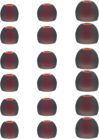 Replacement Ear Tips for bmani T16 / bmanl T16 / occiam T17 / TOZO T6 T10 / TONEMAC N18 / Symphonized/JBL Tune 310C, Silicone Eartips Compatible with Rythflo WH01 Headphones, 9 Pairs (S/M/L) in Kuwait