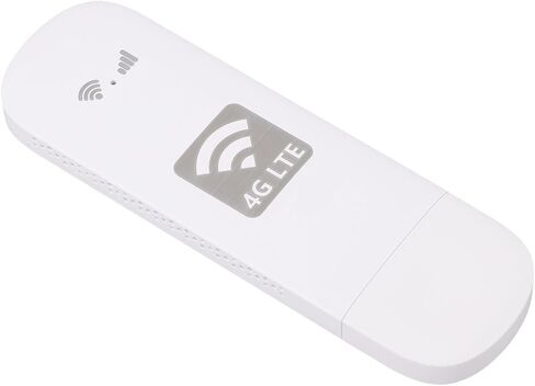 راوتر شبكة 4G، نقطة اتصال متنقلة WiFi 6، راوتر لاسلكي محمول 4G LTE مع واجهة USB وفتحة بطاقة SIM، مثالي للسفر في جميع أنحاء العالم، والخارج، والمكتب والمنزل، حتى 10 أجهزة in Kuwait