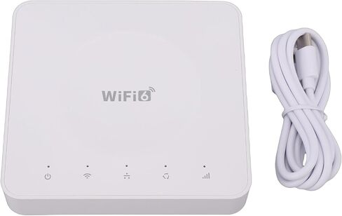 Generic 4G CPE، راوتر بطاقة SIM لاسلكي WiFi 6 نقطة اتصال متنقلة، موجه نقطة اتصال بمنفذ LAN مزدوج، متوافق مع نطاقات B1 B3 B7 B8 B20 B28 B38 B40 B41 in Kuwait