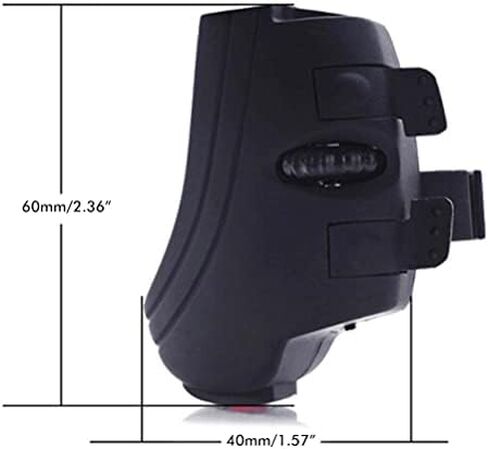 no Wire Finger Ring Mouse, Rechargeable Pocket for PC Laptop Tablet, 1000DPI Resolution, 15-Hour Use Time, 10-12m Use Distance, 25g Host (#1) in Kuwait