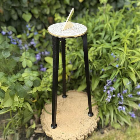 Anniversary Sundial Gift for A 1st Wedding Anniversary in 2025 - Recycled Metal Home Decor Or Garden Present Idea - Handmade in UK for Him, Her Parents Or Couples 1 Year Celebration in Saudi Arabia