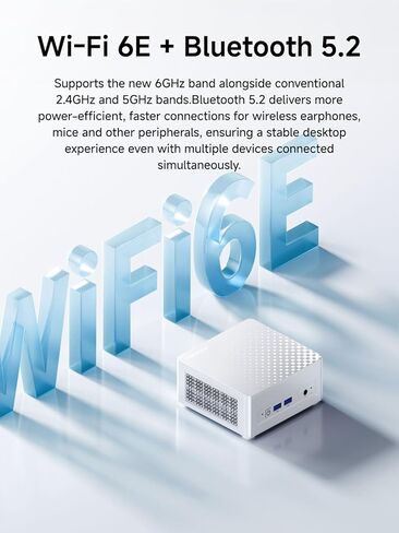 MINISFORUM M1 Lite كمبيوتر صغير، Intel Core Ultra 5 125U (12C/14T حتى 4.3 جيجا هرتز)، 16 جيجا DDR5، 512 جيجا SSD، USB4، شاشة ثلاثية (HDMI 2.1/DP 1.4/USB4)، 2.5G LAN، Wi-Fi 6E، BT5.2 in Kuwait