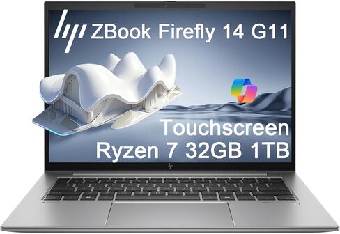 كمبيوتر محمول HP ZBook 8 G1ak Mobile Workstation AI (14 بوصة FHD+، AMD Ryzen AI 7 PRO 350 (> Ultra 7 155H)، ذاكرة الوصول العشوائي 64 جيجابايت، 2 تيرابايت SSD) للمهندس، المصمم، كاميرا ويب IR، Thunderbolt 4، Win 11 Pro (Next Gen Firefly G11) in Kuwait