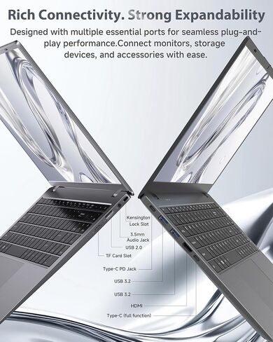 Laptop 15.6", 8GB RAM 256GB SSD, AMD 3020e, FHD IPS Display, USB-C HDMI, Student Laptop Computer for School, Business & Home Office in Kuwait