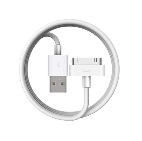 USB to 30-Pin Charging Cable, Apple MFi Certified 30-Pin Sync and Charge Cable Cord Compatible with iPhone 4/4S/3G/3GS, iPad 1/2/3, iPod Classic/Nano/Touch - Charging & Sync Data (3 Feet) in Kuwait