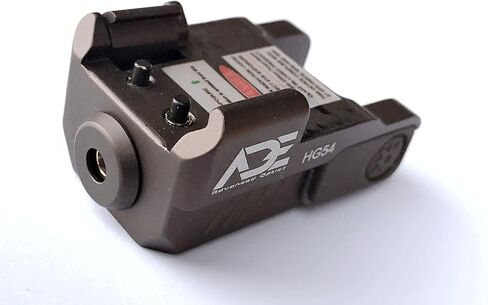 Ade Advanced Optics FDE هيكل معدني كامل HR54-2 Class IIIA RED Laser Sight for Glock، Ruger Security 9، HK P2000، Springfield XD، Taurus G2c، Canik tp9sf، Sig Sauer in Kuwait