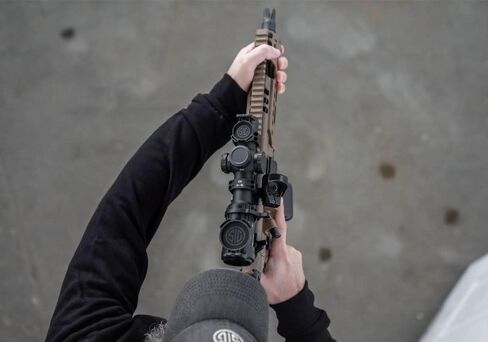 Sig Sauer Electro-Optics Tango-MSR Compact 1-6x24mm Scope with 3 MOA Offset Red Dot, Illuminated BDC6 Reticle, Waterproof, Shockproof, Fogproof, MOTAC, 10 Brightness Levels (SOTMC61000-R1) in Kuwait