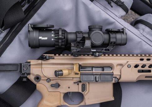Sig Sauer Electro-Optics Tango-MSR Compact 1-6x24mm Scope with 3 MOA Offset Red Dot, Illuminated BDC6 Reticle, Waterproof, Shockproof, Fogproof, MOTAC, 10 Brightness Levels (SOTMC61000-R1) in Kuwait