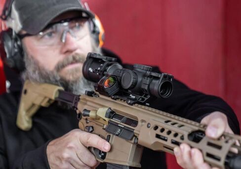 Sig Sauer Electro-Optics Tango-MSR Compact 1-6x24mm Scope with 3 MOA Offset Red Dot, Illuminated BDC6 Reticle, Waterproof, Shockproof, Fogproof, MOTAC, 10 Brightness Levels (SOTMC61000-R1) in Kuwait