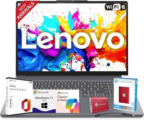 تم إصدار Lenovo حديثًا كمبيوتر محمول للأعمال مقاس 15 بوصة (إصدار 2025/2026) مع Microsoft Office، وIntel Core i7-13620H، وذاكرة وصول عشوائي سعتها 16 جيجابايت، ومحرك أقراص SSD سعة 512 جيجابايت (محرك أقراص SSD خارجي سعة 1 تيرابايت)، وتصميم فائق الهدوء، وواي  in Kuwait