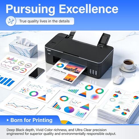 مجموعة خراطيش حبر 910XL مكونة من 4 قطع بديلة عالية الإنتاجية لحبر HP 910XL 910 المتوافق مع طابعات HP OfficeJet 8010 8020 Pro 8030 8015e 8025e 8028 8035 8018 8022e، اللون أسود سماوي أرجواني أصفر in Kuwait