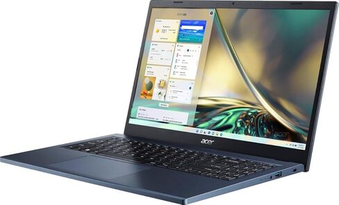 Acer Aspire 3 Thin & Light Laptop - 15.6" Full HD IPS Touch Display - AMD Ryzen 5 7520U - 8GB LPDDR5-512GB SSD - Wi-Fi 6 - Steam Blue in Kuwait