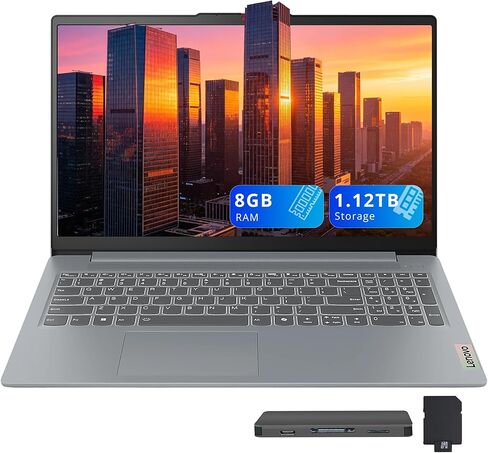 لاب توب لينوفو ايديا باد سليم 3 15.6 بوصة مضاد للتوهج فل اتش دي، معالج انتل N150، انتل جرافيك، ذاكرة وصول عشوائي 8 جيجا، تخزين 288 جيجا (128 جيجا UFS+160 جيجا قاعدة تركيب)، عمر بطارية طويل، واي فاي 6، ويندوز 11 هوم، رمادي in Kuwait