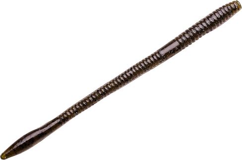 Strike King 7" Finesse Worm,Green Pumpkin, 0.145 in Kuwait