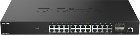D-Link 28-Port Multi-Gigabit Smart Managed Switch with 4 10G SFP+ & 24 2.5G Ports (DMS-1250-28) in Kuwait