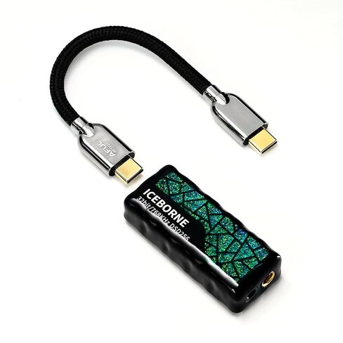 HiFiGo AFUL ICEBORNE Portable DAC Amp with 4.4mm Balanced Output, Dual CS43198 USB C DAC for IEMs & Headphones, 1µV Noise Floor, 300mW Hi-Res Audio Dongle for PC/Mac/iPhone/Android/Switch/PS5 in Kuwait