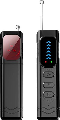 HappyFreeSX Hidden Camera Detectors,Anti-Spying Device,Portable GPS Tracker Detector and Bug Sweeper Device,Wireless Signal and RF Scanner,Hidden Camera Finder for Travel,Hotels,Home,Office,Car in Kuwait