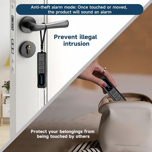 HappyFreeSX Hidden Camera Detectors,Anti-Spying Device,Portable GPS Tracker Detector and Bug Sweeper Device,Wireless Signal and RF Scanner,Hidden Camera Finder for Travel,Hotels,Home,Office,Car in Kuwait
