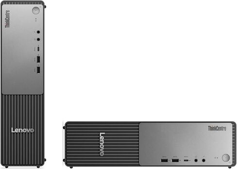 كمبيوتر سطح المكتب الصغير Lenovo ThinkCentre Neo 55s Business (AMD Ryzen 7 250، AMD Radeon 780M، 32GB DDR5، 8TB PCIe SSD، WiFi 6، Bluetooth 5.4، 200W PSU، RJ-45، 1 Display Port، Win 11 Pro) مع موسع منفذ USB DKZ in Kuwait