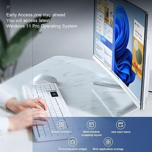 كمبيوتر مكتبي صغير HP ProDesk 400 G5، الجيل التاسع Intel Core i3-9100T 3.10 جيجا هرتز كمبيوتر مكتبي للأعمال، ذاكرة الوصول العشوائي DDR4 سعة 8 جيجابايت، SSD 256 جيجابايت، لوحة مفاتيح، ماوس، WiFi/Bluetooth، دعم 4K، Windows 11 Pro (متجدد) in Kuwait