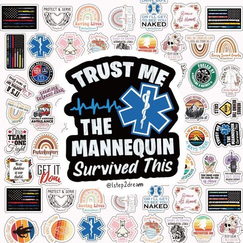 First Responder Stickers – Premium Decals for Ambulance Crew & Emergency Personnel | Waterproof Support Gifts in Kuwait