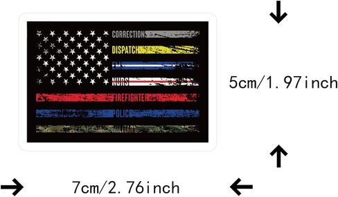 First Responder Stickers – Premium Decals for Ambulance Crew & Emergency Personnel | Waterproof Support Gifts in Kuwait