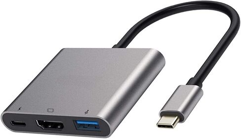 محول USB C إلى 4K HDMI محول PD HDTV متوافق مع Samsung Galaxy S24/S23/S22، ومنفذ شاحن TV Video Hub Type-C محول جهاز العرض in Kuwait